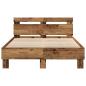 Preview: Holz Bettgestell Natur Massivholz 120 x 200 cm Langlebig