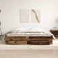 Preview: Bett mit Schubladen Altholz 180x200 cm Holzwerkstoff