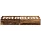 Preview: Bett mit Schubladen Altholz 180x200 cm Holzwerkstoff