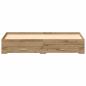 Preview: Bett mit Schubladen Artisan Eiche 180x200 cm Holzwerkstoff