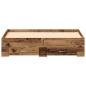 Preview: Bett mit Schubladen Altholz 135x190 cm Holzwerkstoff