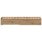 Preview: Bettgestell Artisan Eiche 100x200 cm Holzwerkstoff