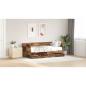 Preview: Tagesbett mit Kopfteil Altholz 100 x 200 cm Holzwerkstoff