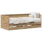 Preview: Tagesbett in Artisan Eiche Artisan Eiche Holzwerkstoff 100 x 200 cm