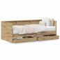Preview: Tagesbett in Artisan Eiche Artisan Eiche Holzwerkstoff 100 x 200 cm