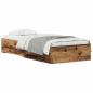 Preview: Bettgestell Alteiche 90x190 cm Engineered Wood