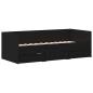 Preview: Tagesbett Schwarze Eiche Spanplatte 90 x 200 cm Langlebig