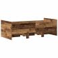 Preview: Tagesliege Altholz Ingenieurholz 90 x 190 cm Stabil Tagesliege