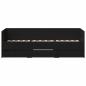 Preview: Daybed Schwarze Eiche Spanplatten 90 x 190 cm Langlebig Daybed