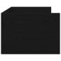 Preview: Daybed Schwarze Eiche Spanplatten 90 x 190 cm Langlebig Daybed
