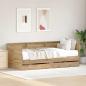Preview: Tagesbett mit Schubladen Artisan Eiche Holzwerkstoff 90 x 200 cm