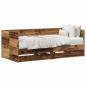 Preview: Tagesbett mit Schubladen Alte Holzoptik Holzwerkstoff 90 x 190 cm