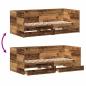 Preview: Tagesbett mit Schubladen Alte Holzoptik Holzwerkstoff 90 x 190 cm