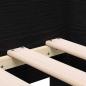 Preview: Tagbett mit schwarzen Eischubladen Schwarze Eiche Ingenieurholz