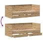 Preview: Tagbett mit Schubladen Artisan Eiche Holzwerkstoff 75 x 190 cm