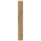 Preview: Schuhschrank Handwerkliche Eiche Holzwerkstoff 80 x 21 x 163.5 cm
