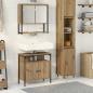 Preview: 2-teiliger Badezimmermöbel-Set aus Artisan Eiche, engineered wood