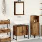 Preview: ARDEBO.de - 2-teiliger Badschrank-Set aus Altholz und Holzwerkstoff