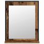Preview: 2-teiliger Badschrank-Set aus Altholz und Holzwerkstoff