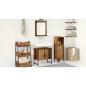 Preview: 2-teiliger Badschrank-Set aus Altholz und Holzwerkstoff