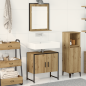 Preview: 2-teiliges Badezimmer-Schranksystem aus Artisan Eichen-Engineered Wood