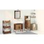 Preview: 3-teiliges Badezimmer-Schrankset aus altem Holz und engineered Wood