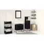 Preview: 3tlg. Badschrank-Set Schwarze Eiche Holzwerkstoff