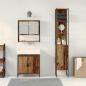 Preview: 3-teiliges Badezimmermöbelset Alter Holz Engineered Wood