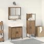 Preview: ARDEBO.de - 3-teiliges Badezimmermöbel Set Kunst-Eiche Holzwerkstoff