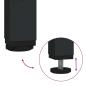 Preview: 3-teiliges Schminktisch-Set in geräucherter Eiche, engineered Wood