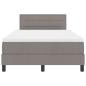 Preview: Boxspringbett mit Matratze Taupe 120x200 cm Stoff
