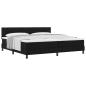 Preview: Boxspringbett mit Matratze Schwarz 200x200 cm Stoff