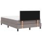 Preview: Boxspringbett mit Matratze Taupe 120x200 cm Stoff