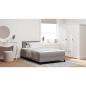 Preview: Boxspringbett mit Matratze Taupe 120x190 cm Stoff