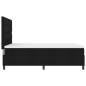 Preview: Boxspringbett mit Matratze Schwarz 160x200 cm Stoff
