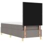 Preview: Boxspringbett mit Matratze Taupe 80x200 cm Stoff
