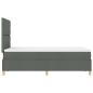 Preview: Boxspringbett mit Matratze Dunkelgrau Kleines Doppelstoff