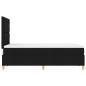 Preview: Boxspringbett mit Matratze Schwarz 120x200 cm Stoff