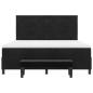 Preview: Boxspringbett mit Matratze & Bank Schwarz 180x200 cm Samt