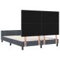 Preview: Bettgestell Dunkelgrau 140x200 cm Velvet
