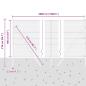 Preview: Bodenmontierter Sechseckzaun 50 x 1,6 m PVC-beschichteter Stahl