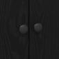 Preview: Küchenschrank Schwarze Eiche 60x50x180 cm Holzwerkstoff