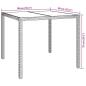 Preview: Gartentisch Braun 90 x 90 x 75 cm Poly-Rattan