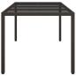Preview: Gartentisch Braun 190x90x75 cm Poly-Rattan