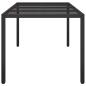 Preview: Gartentisch Schwarz 190x90x75 cm Poly-Rattan
