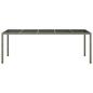 Preview: Gartentisch Grau 250x100x75 cm Poly-Rattan