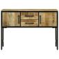 Preview: Sideboard 100x35x70 cm Raues Mangoholz