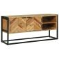 Preview: ARDEBO.de - TV-Schrank 110x30x50 cm Massivholz Akazie