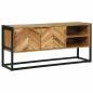 Preview: TV-Schrank 110x30x50 cm Massivholz Akazie