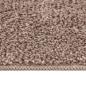 Preview: Shaggy Teppich Hochflor Braun 160x160 cm PP